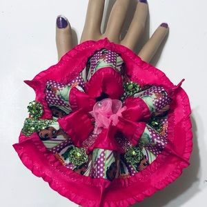 Princess Tiana Hair-bow/wrist corsage